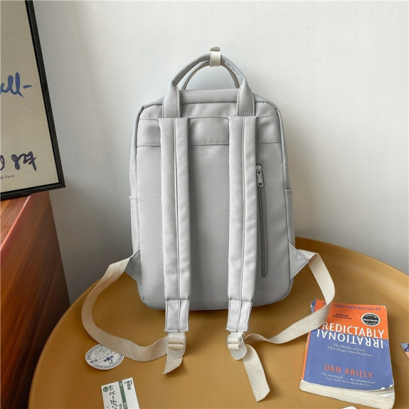 Plecak Szkolny Młodzieżowy Miejski Szary