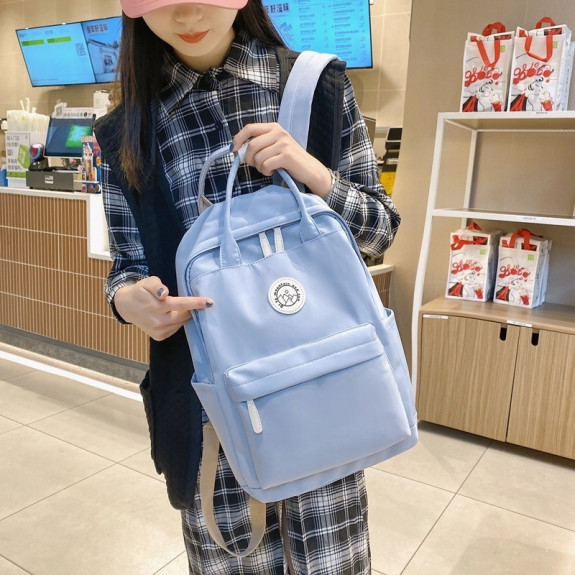 Plecak Szkolny Młodzieżowy Miejski Niebieski