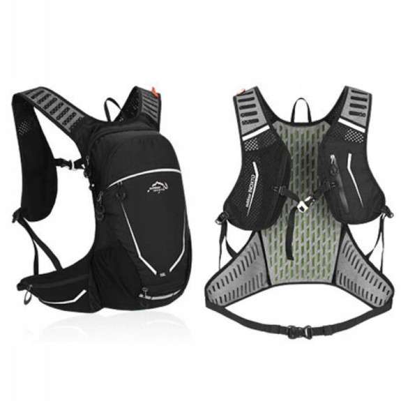 Plecak rowerowy narciarski 16L z kieszenią na bukłak na wodę (PT001)