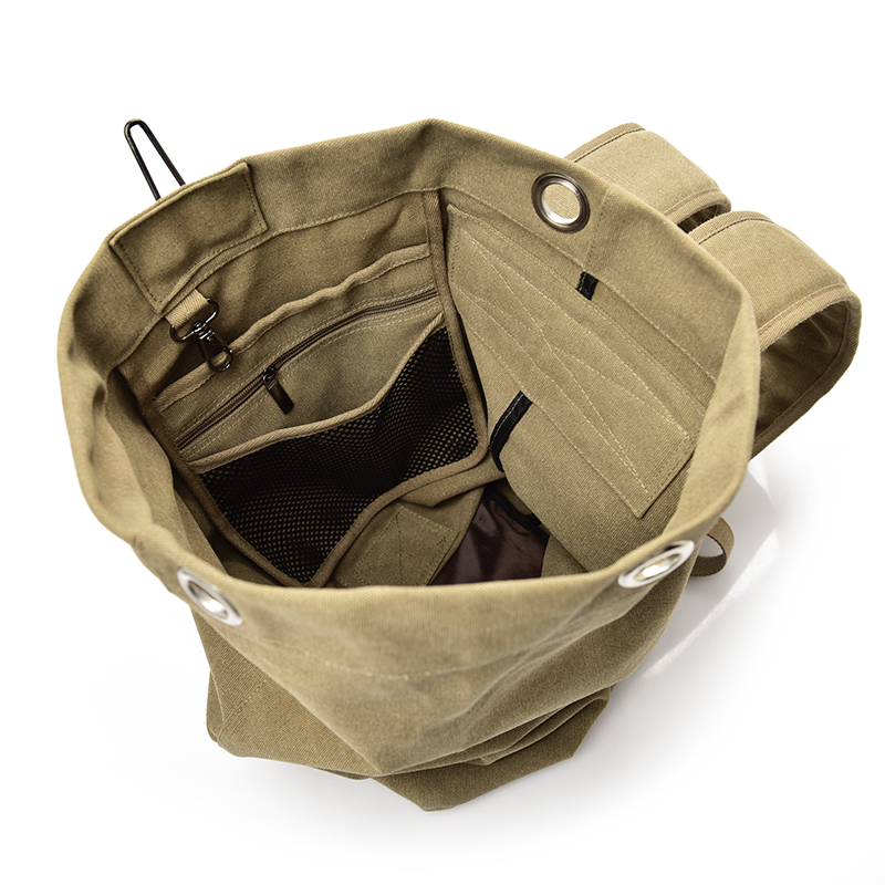 Torba Plecak Wojskowy 23L - Worek Żeglarski Marynarski Khaki | Plecakownia.pl 🎒