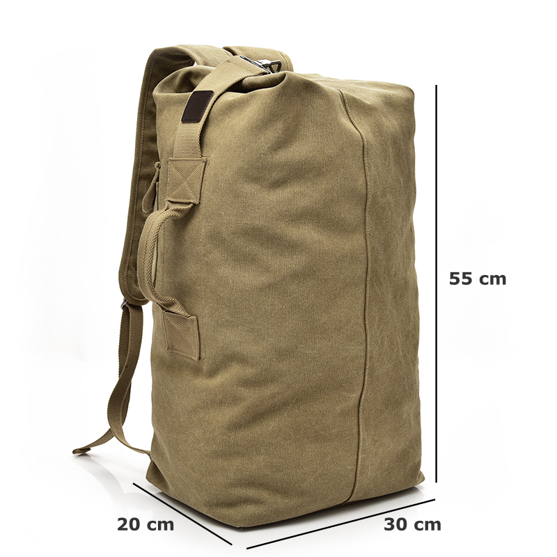 Torba Plecak Wojskowy 23L - Worek Żeglarski Marynarski Khaki | Plecakownia.pl 🎒