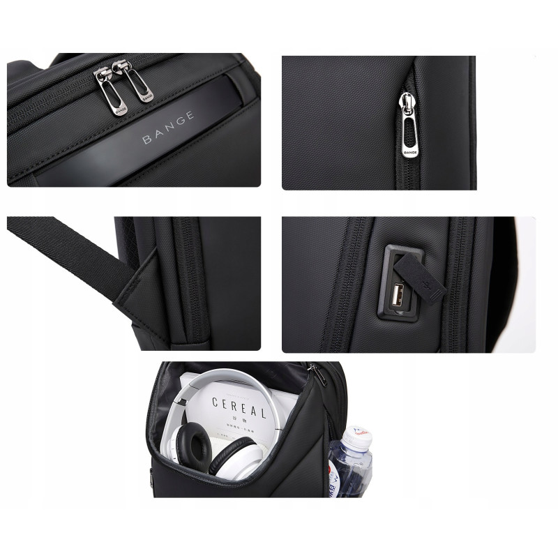 Wodoodporny Plecak na Laptopa 15,6 Cali USB (I006)