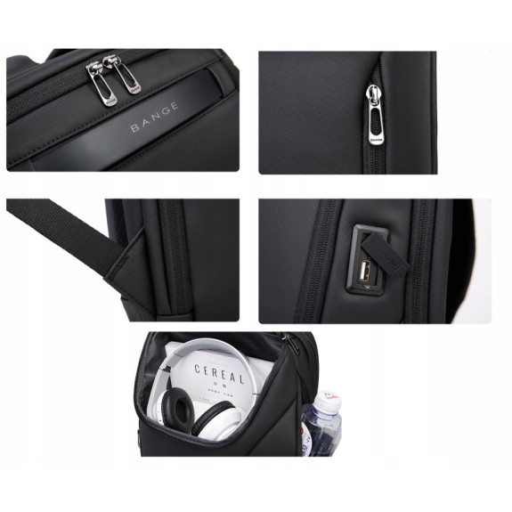 Wodoodporny Plecak na Laptopa 15,6 Cali USB (I006)