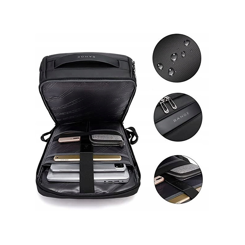 Wodoodporny Plecak na Laptopa 15,6 Cali USB (I006)