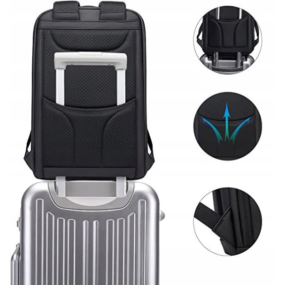 Wodoodporny Plecak na Laptopa 15,6 Cali USB (I006)