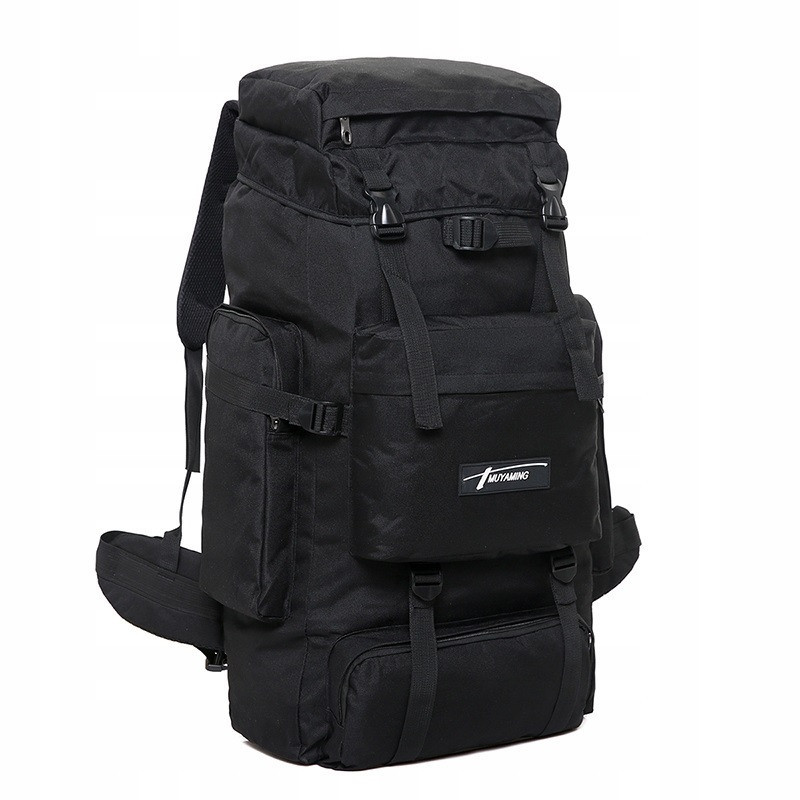 Wojskowy Plecak Taktyczny 70L Militarny Czarny