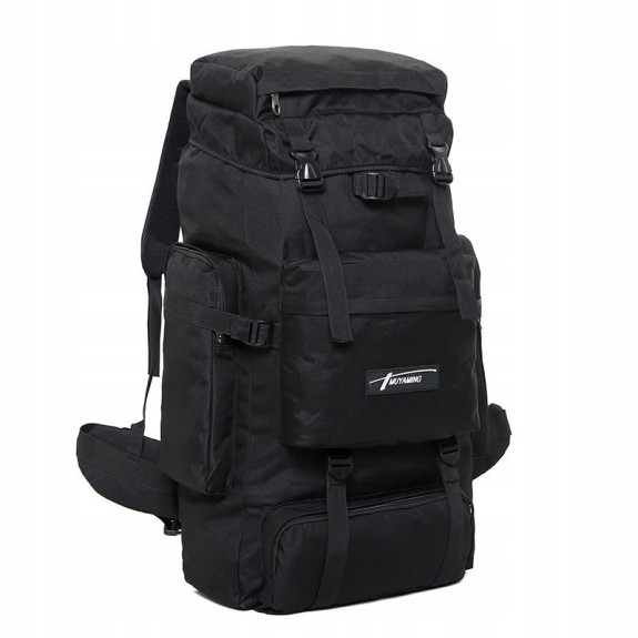 Wojskowy Plecak Taktyczny 70L Militarny Czarny