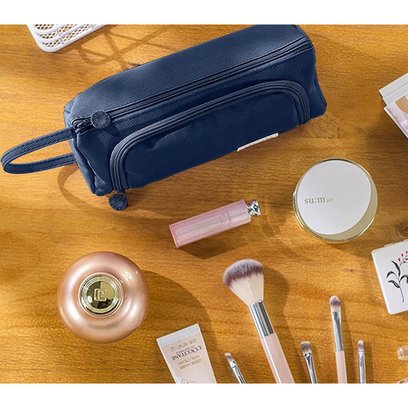 Bardzo Pojemny Granatowy Piórnik Szkolny