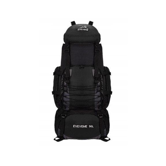 Plecak Trekkingowy 90L Taktyczny Czarny