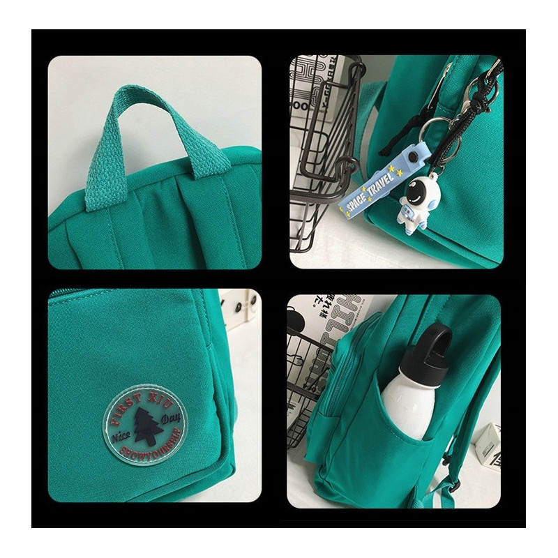 Plecak Szkolny Młodzieżowy Miejski Czarny