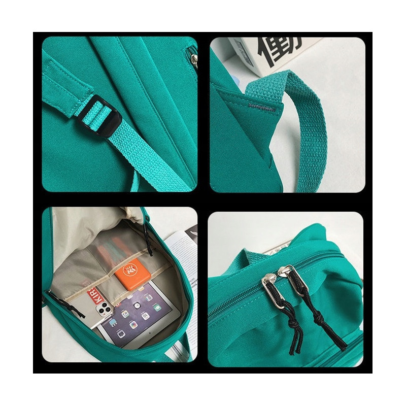 Plecak Szkolny Młodzieżowy Miejski Zielony