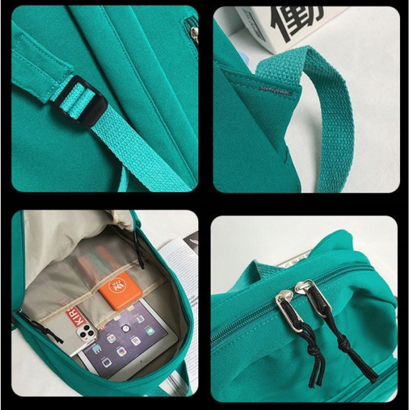 Plecak Szkolny Młodzieżowy Miejski Zielony