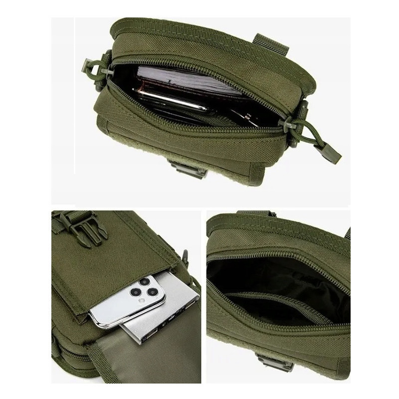 Taktyczna Khaki Nerka Saszetka na Ramię