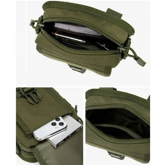 Taktyczna Khaki Nerka Saszetka na Ramię