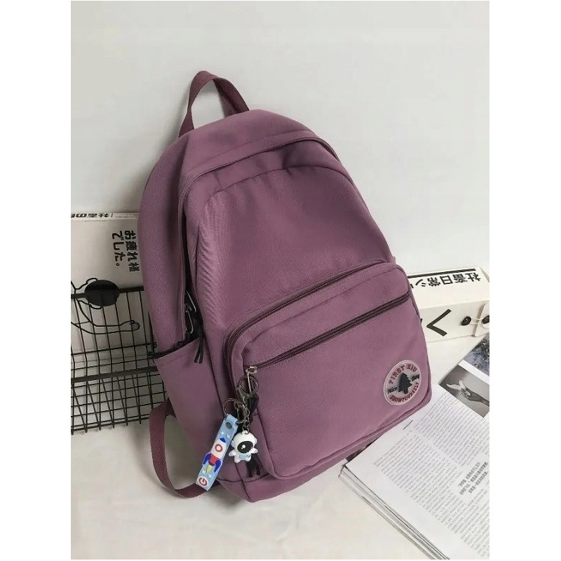 Plecak Szkolny Młodzieżowy Miejski Fioletowy