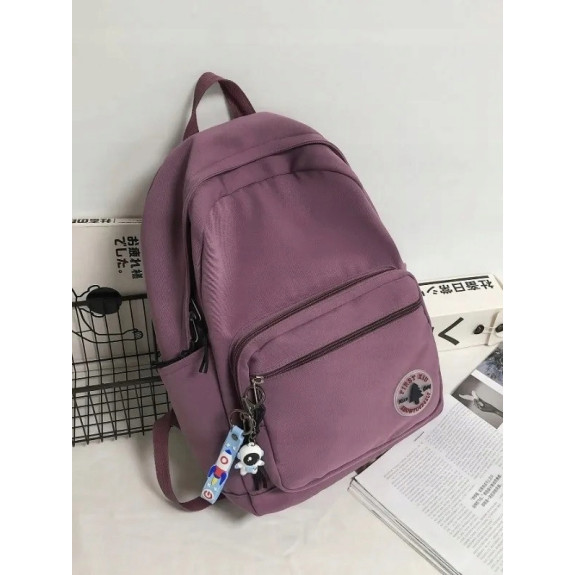 Plecak Szkolny Młodzieżowy Miejski Fioletowy