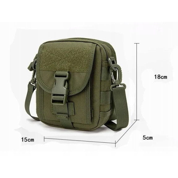 Taktyczna Khaki Nerka Saszetka na Ramię