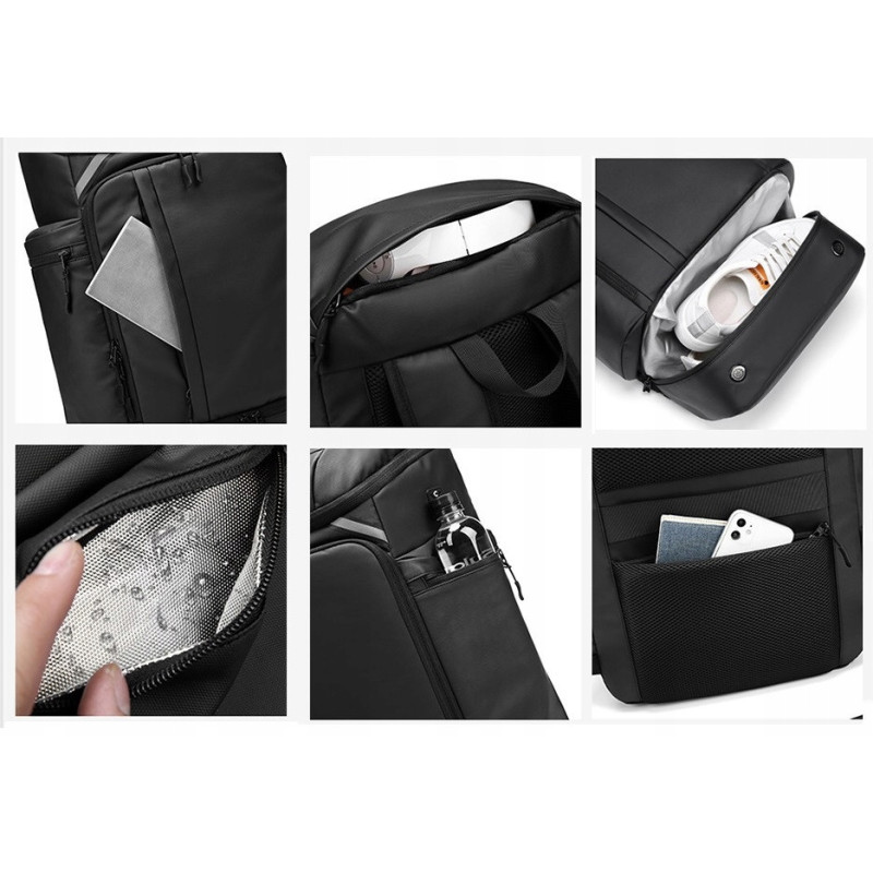 Duży Plecak na Laptopa 15.6" Wodoodporny