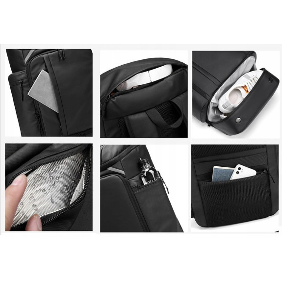 Duży Plecak na Laptopa 15.6" Wodoodporny