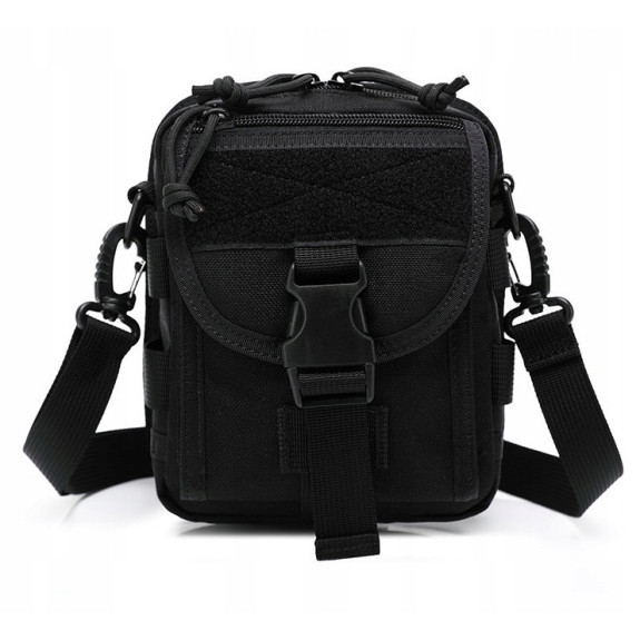 Taktyczna Czarna Nerka Saszetka na Ramię