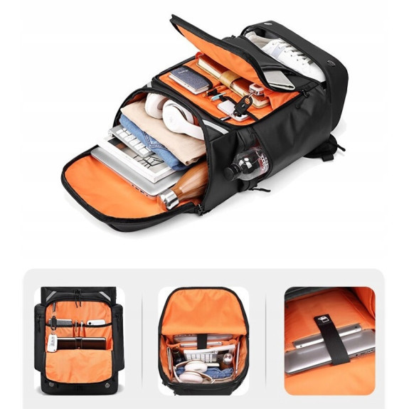 Duży Plecak na Laptopa 15.6" Wodoodporny