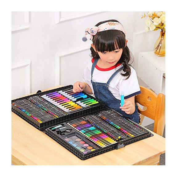 Zestaw Artystyczny do Malowania Walizka 168 Elementów