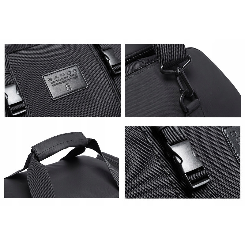 Torba Sportowa Podróżna Plecak 2w1 45L Czarny