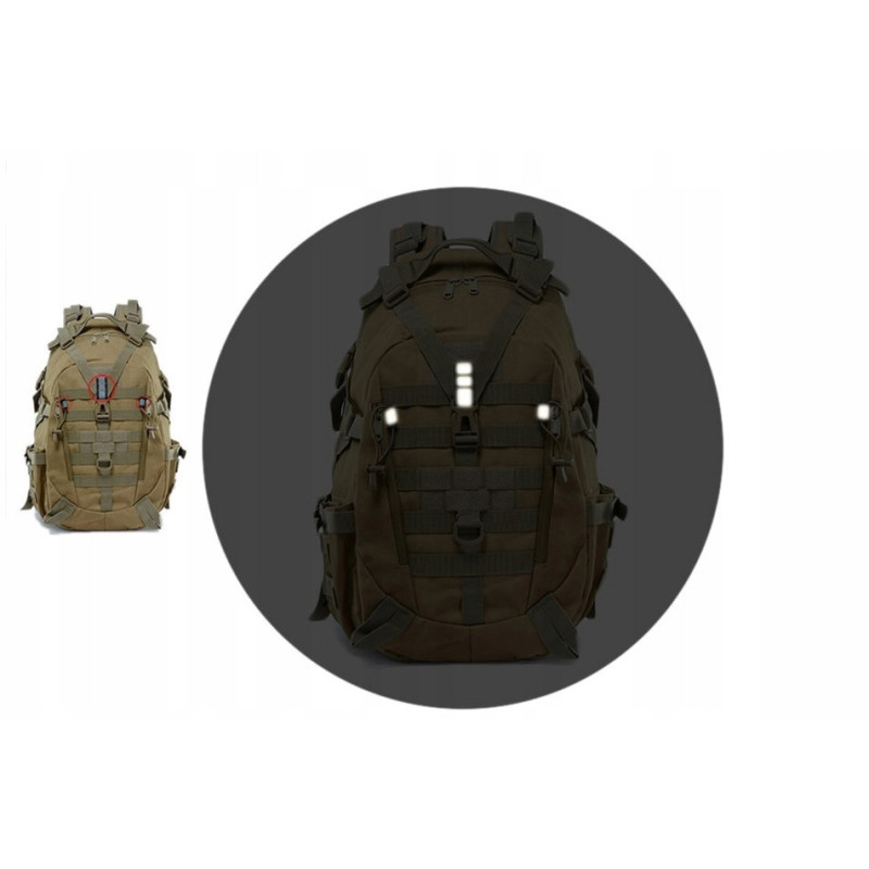 Plecak Wojskowy 25L Taktyczny Militarny Survival Khaki