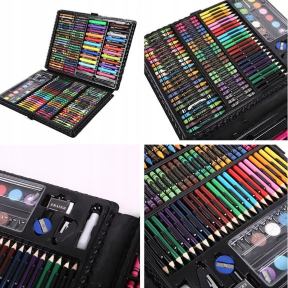 Zestaw Artystyczny do Malowania Walizka 168 Elementów