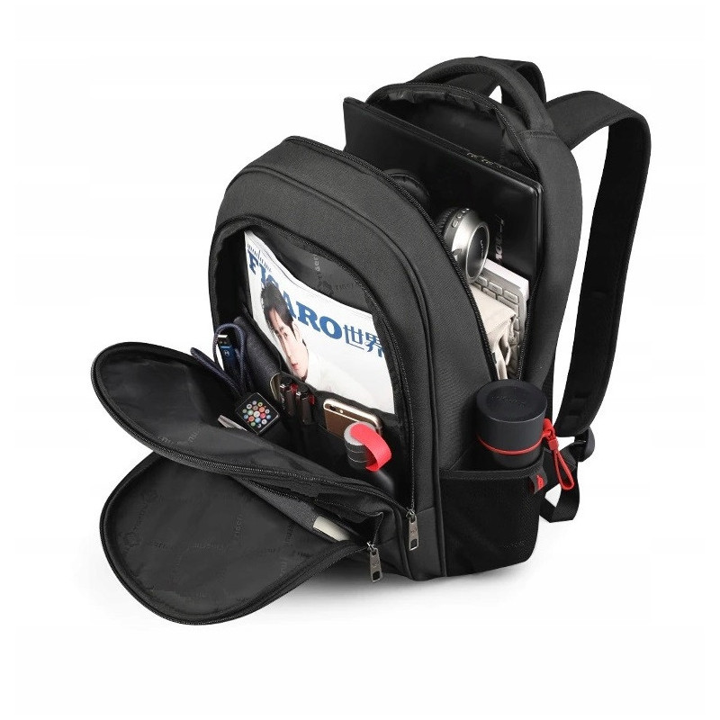 Odblaskowy Plecak na laptopa 15.6" USB Wodoodporny