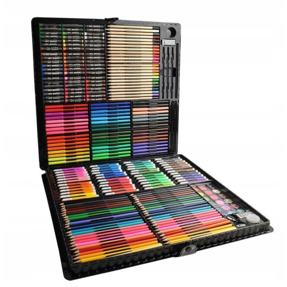 Zestaw Artystyczny do Malowania Walizka 288 elementów