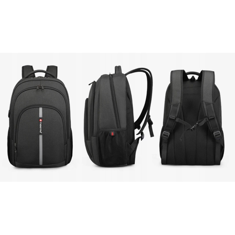 Odblaskowy Plecak na laptopa 15.6" USB Wodoodporny