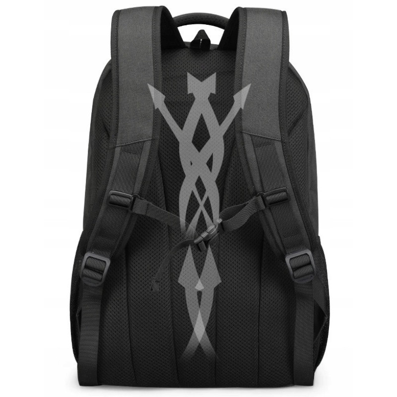 Odblaskowy Plecak na laptopa 15.6" USB Wodoodporny