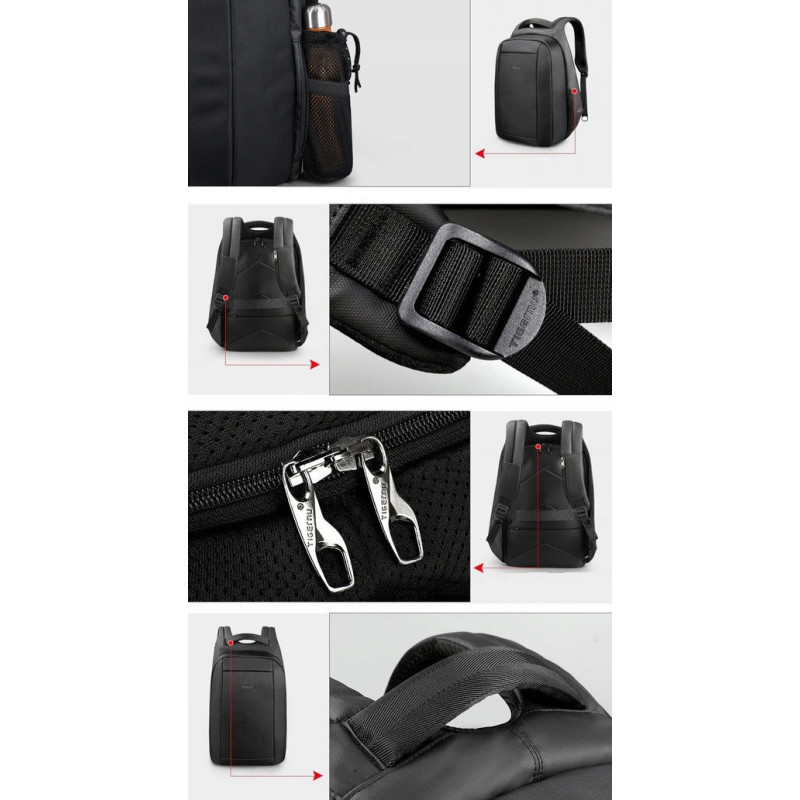 Antykradzieżowy Plecak na Laptopa 15,6'' USB Jack Wodoodporny