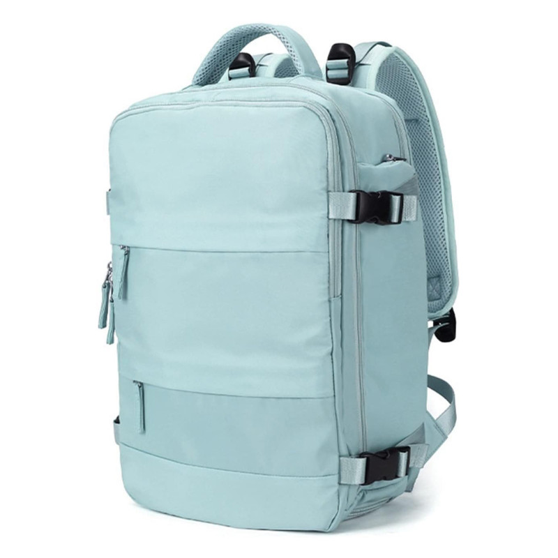 Miejski Plecak na Laptopa 15.6" Bagaż Podręczny z USB Turkusowy T102