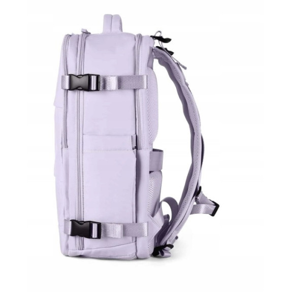 Miejski Plecak na Laptopa 15.6" Bagaż Podręczny z USB Fioletowy T102 Miejski Plecak na Laptopa 15.6" Bagaż Podręczny z USB Fioletowy T102
