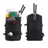 Czarny plecak na ramię wielofunkcyjna torba turystyczna (T107)