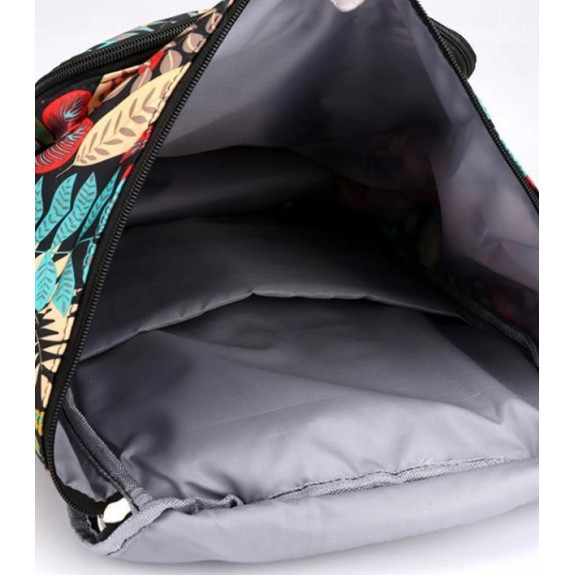 Podróżna Zielona Torba 35L z Kieszenią na Laptopa