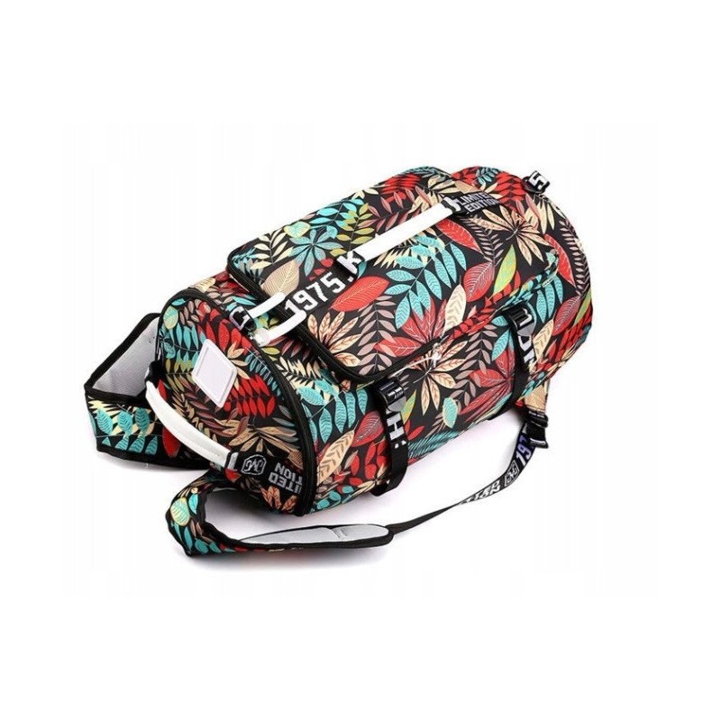 Podróżna Zielona Torba 35L z Kieszenią na Laptopa