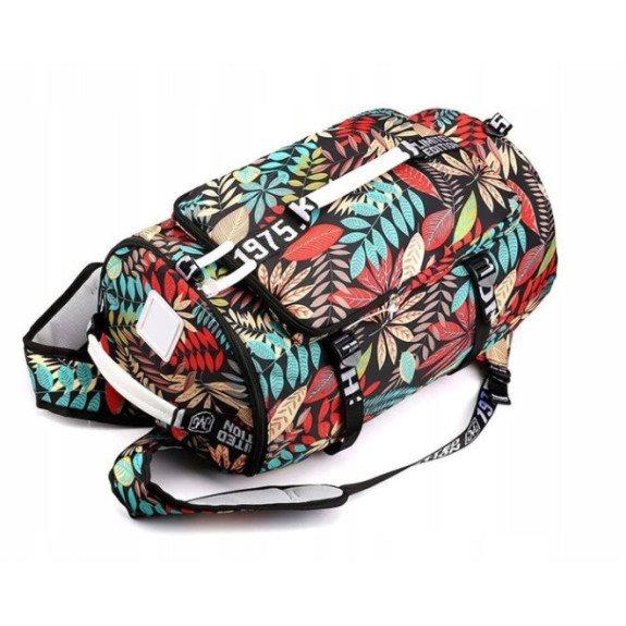 Podróżna Zielona Torba 35L z Kieszenią na Laptopa