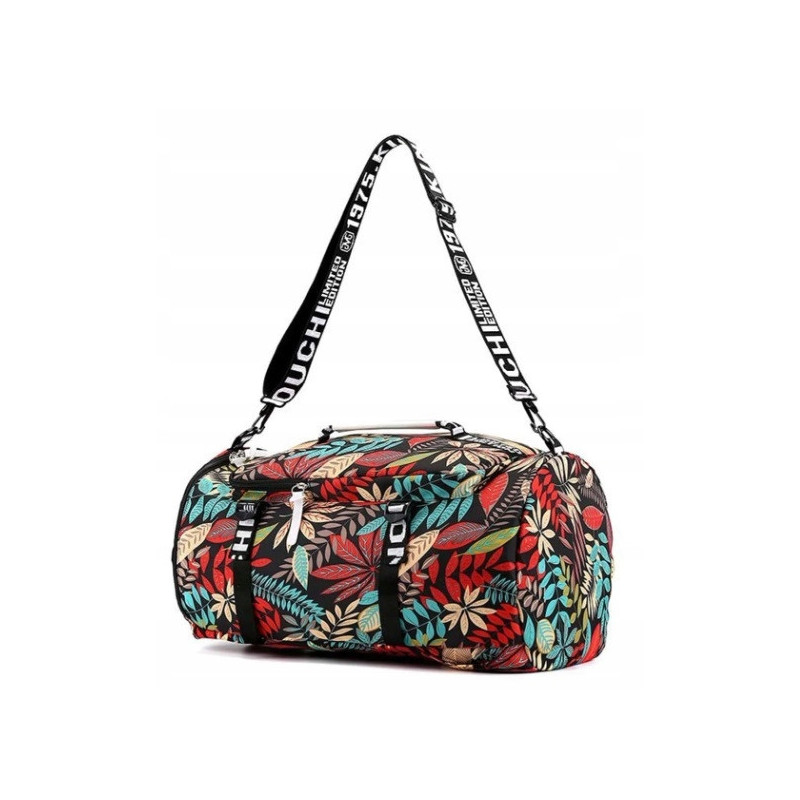 Podróżna Zielona Torba 35L z Kieszenią na Laptopa