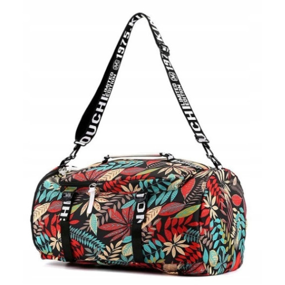 Podróżna Zielona Torba 35L z Kieszenią na Laptopa