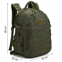 Wojskowy Zielony Plecak Taktyczny 35L (PT009)