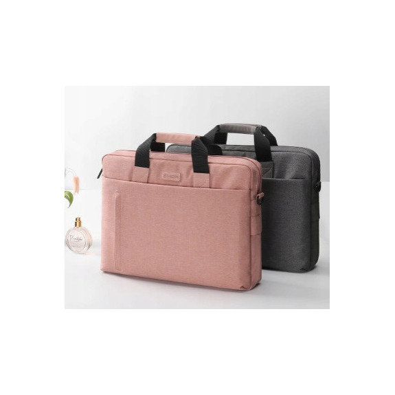 Wodoodporna torba miejska na laptopa 15,6" - Czarna (T124)