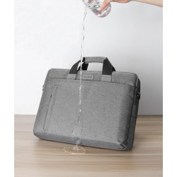 Wodoodporna torba miejska na laptopa 15,6" - Czarna (T124)