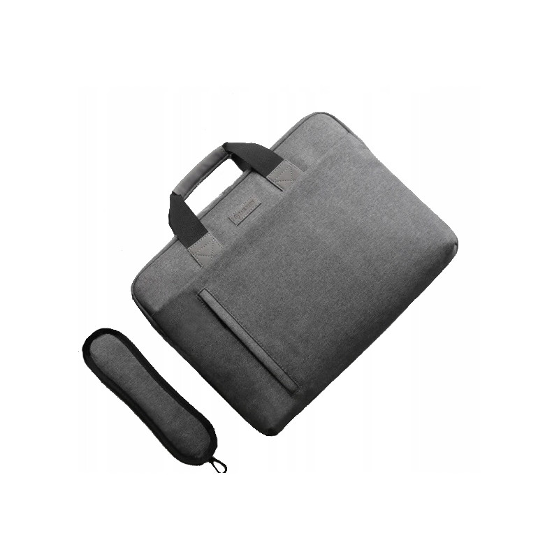 Wodoodporna torba miejska na laptopa 15,6" - Szara (T124)
