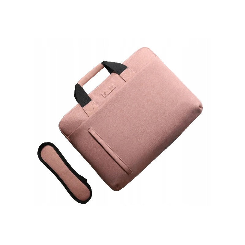 Wodoodporna torba miejska na laptopa 15,6" - Różowy (T124)