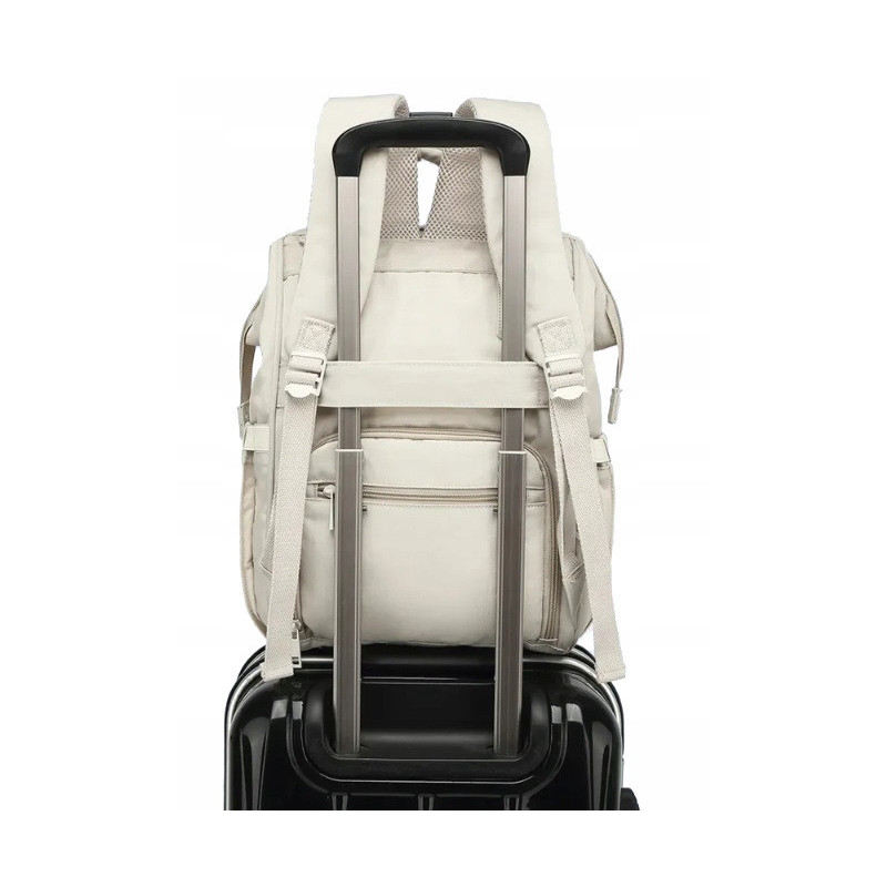 Wodoodporny czarny plecak podróżny do wózka z USB 20L (T120)