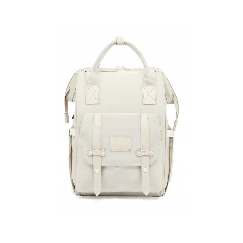 Wodoodporny beżowy plecak podróżny do wózka z USB 20L (T120)