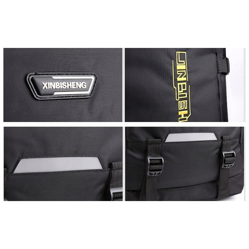 Sportowy plecak turystyczny duży 80l Czarny (PL01)